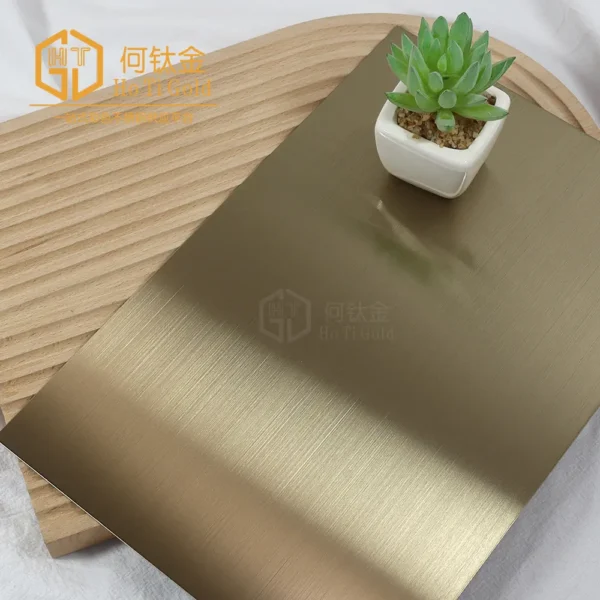 hairline bronze shiny afp stainless steel sheet