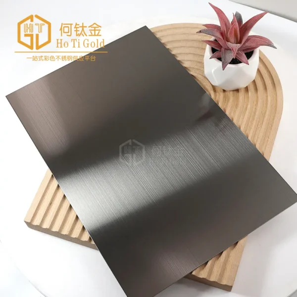 hairline grey shiny afp stainless steel sheet