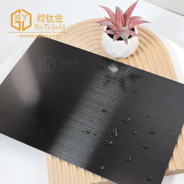 hairline chemical black 304 shiny afp stainless steel sheet