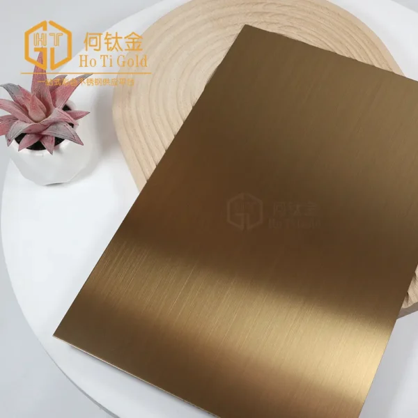 hairline rose gold matt afp stainless steel sheet