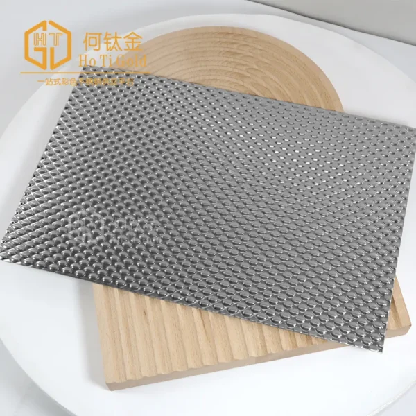 mirror big water beads stainless steel sheet