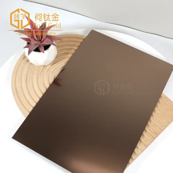 sandblasted k gold shiny afp stainless steel sheet (复制)