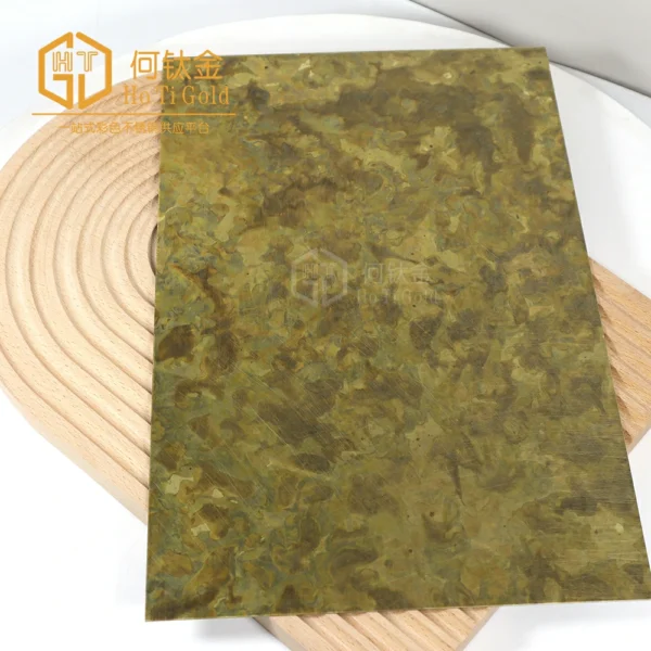 archaize vibration antique brass b stainless steel sheet