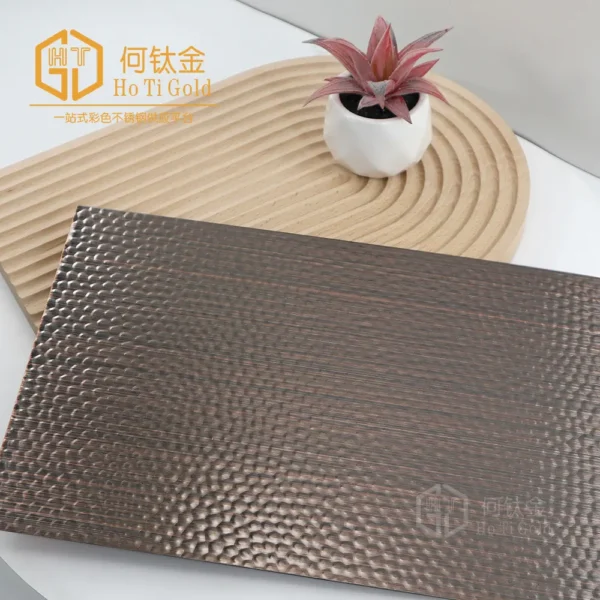 hairline antique copper honeycomb b stainless steel sheet