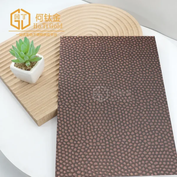 hairline honeycomb a antique copper stainless steel sheet