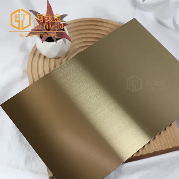 hairline bronze shiny afp stainless steel sheet