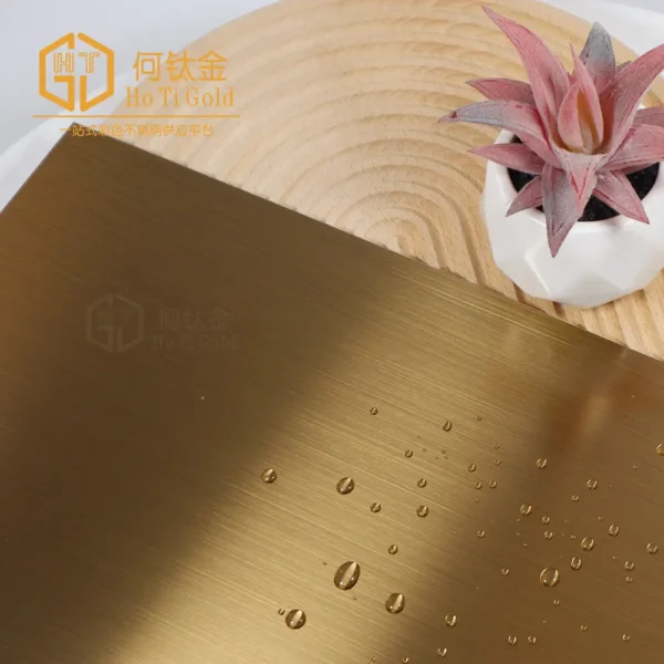 hairline rose gold matt afp stainless steel sheet