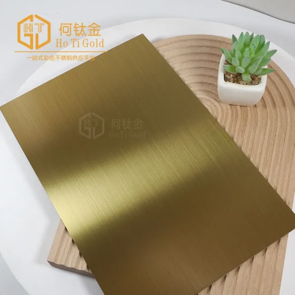 hairline brass matt afp stainless steel sheet