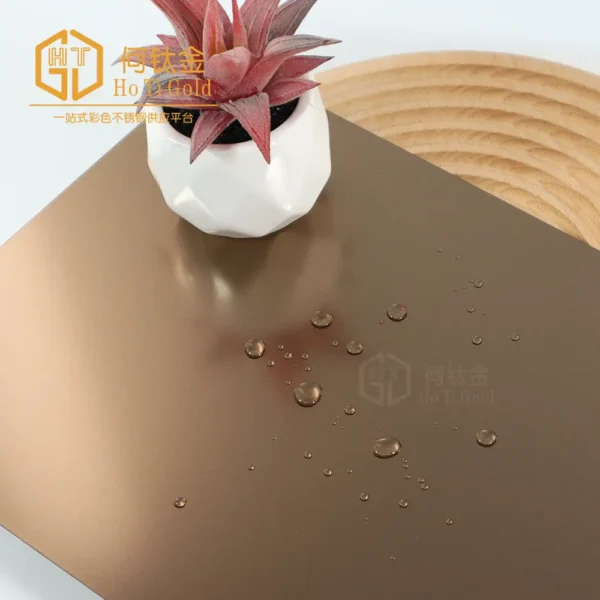 sandblasted rose gold matt afp stainless steel sheet (复制)