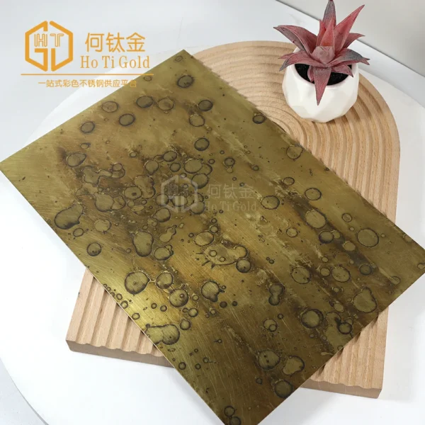 archaize hl antique brass b stainless steel sheet