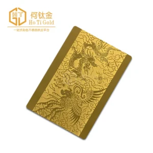 elevator decorative sheet hairline gold b