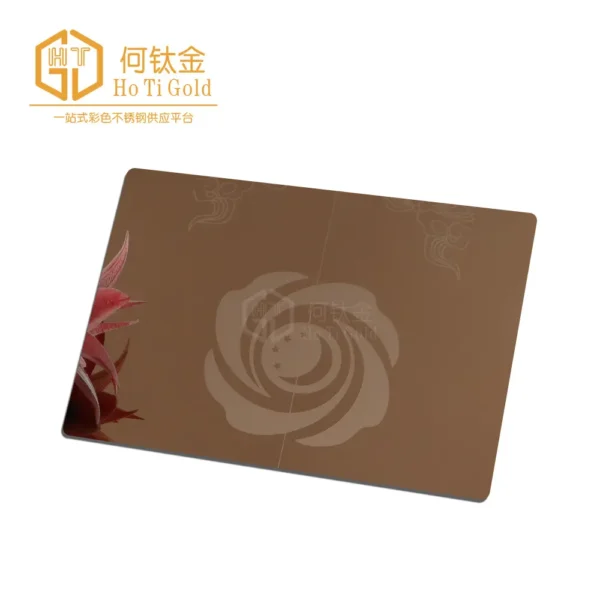 elevator decorative sheet mirror rose gold b