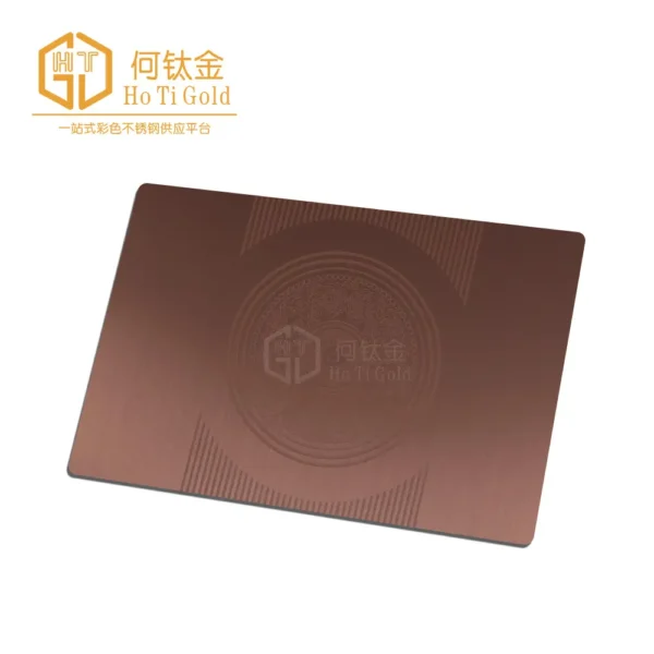 elevator decorative sheet hairline rose gold a